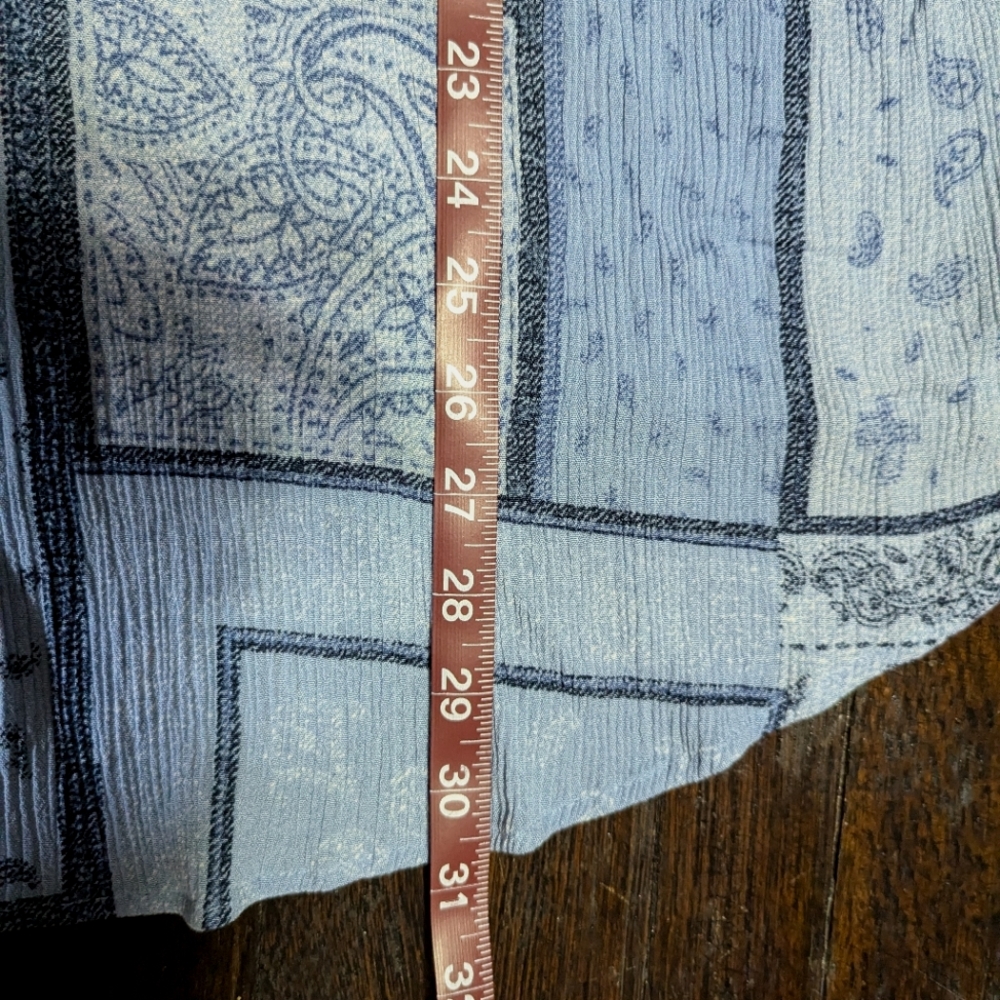 Maurices Paisley Patchwork Button Down Short Slee… - image 7